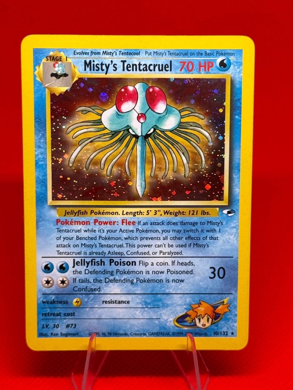Misty's Tentacruel 10/132 Gym Heroes Holo